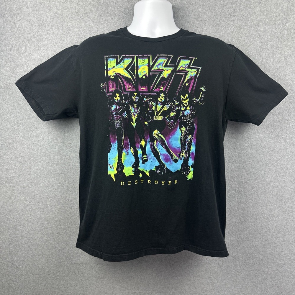 Kiss Branded Kiss T Shirt Destroyer Branded Size Large‎